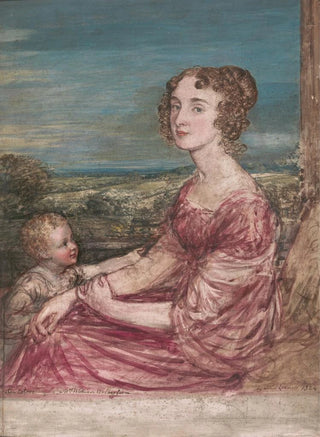 John Linnell - Mrs William Wilberforce and Child.webp