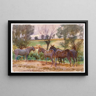 John Singer Sargent - Mules.webp