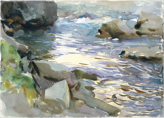 John Singer Sargent - Stream and Rocks.webp