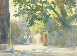 John Singer Sargent - Sunlit Wall Under a Tree.webp