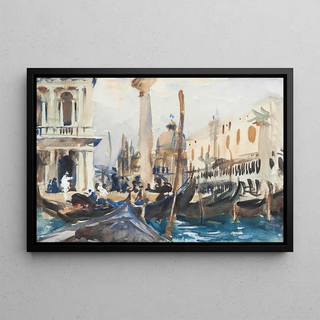 John Singer Sargent - The Piazzetta with Gondolas.webp