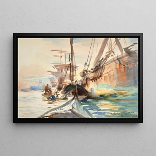 John Singer Sargent - Unloading Boats.webp