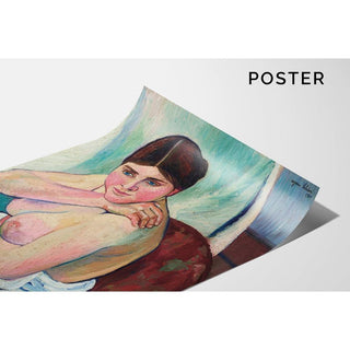 Juliette Assise au Fauteuil - Suzanne Valadon | Reproduction Tableau Décoration murale affiche copie