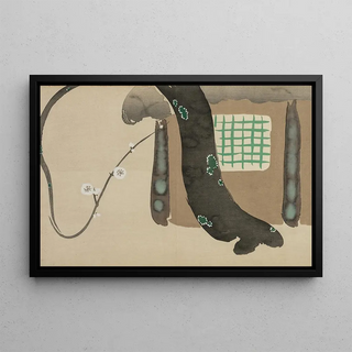 Kamisaka Sekka - Plum by the Eaves Nokiba no ume.webp