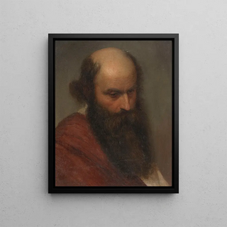 Karl Theodor von Piloty - Studie eines brtigen Mannes.webp