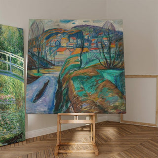 Kragerø om våren Kragerø in Spring - Edvard Munch | Reproduction Tableau Décoration murale affiche copie