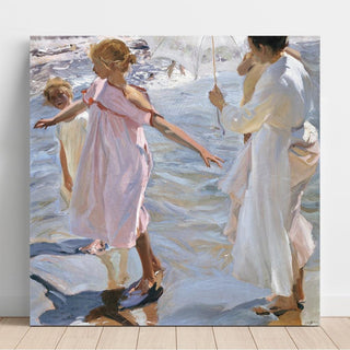 L'Heure du bain, Valence - Joaquín Sorolla | Reproduction Tableau Décoration murale affiche copie