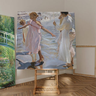 L'Heure du bain, Valence - Joaquín Sorolla | Reproduction Tableau Décoration murale affiche copie