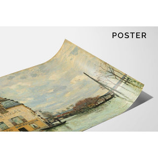 L’Inondation à Port-Marly - Alfred Sisley | Reproduction Tableau Décoration murale affiche copie