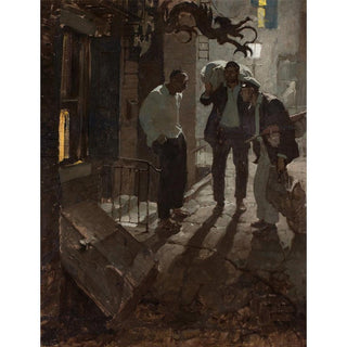 L'homme au carrefour - Dean Cornwell | Reproduction Tableau Décoration murale affiche copie