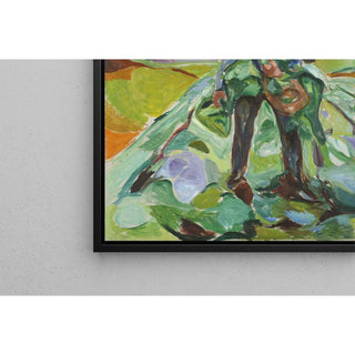 L'homme dans le champ de choux - Edvard Munch | Reproduction Tableau Décoration murale affiche copie