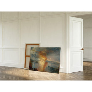 L'incendie des maisons des Lords et des Communes, le 16 octobre 1834 - Joseph Mallord William Turner | Reproduction Tableau Décoration murale affiche copie