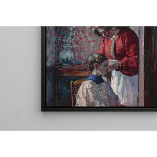 La Coiffure - Henri Lebasque | Reproduction Tableau Décoration murale affiche copie