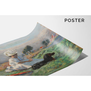 La Femme au Chien - Pierre Bonnard | Reproduction Tableau Décoration murale affiche copie