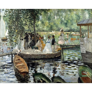 La Grenouillère - Pierre-Auguste Renoir | Reproduction Tableau Décoration murale affiche copie