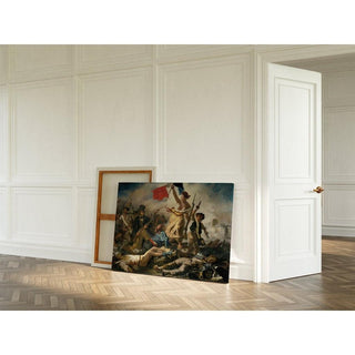 La Liberté Guidant Le Peuple - Eugène Delacroix | Reproduction Tableau Décoration murale affiche copie