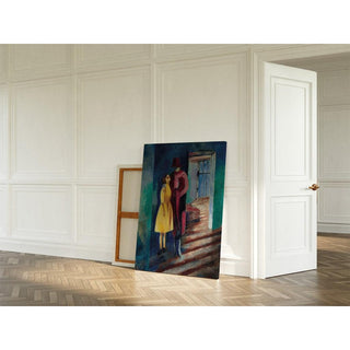 La Mère et la Fille - Moïse Kisling | Reproduction Tableau Décoration murale affiche copie