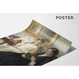 La Mère et la soeur de l'Artiste - Berthe Morisot | Reproduction Tableau Décoration murale affiche copie