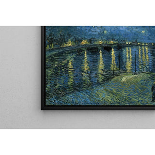 La Nuit étoilée sur le Rhône - Vincent Van Gogh | Reproduction Tableau Décoration murale affiche copie
