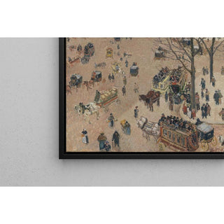 La Place du Théâtre Français - Camille Pissarro | Reproduction Tableau Décoration murale affiche copie