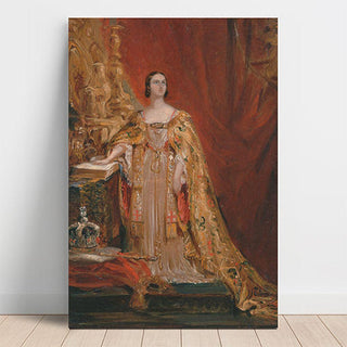 La Reine Victoria prêtant serment lors de son couronnement par Sir George Hayter | Reproduction Tableau Décoration murale affiche copie
