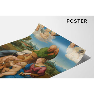 La Sainte Famille Canigiani - Raphael | Reproduction Tableau Décoration murale affiche copie
