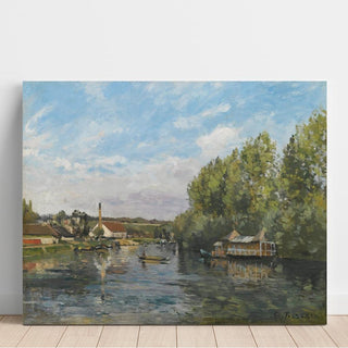 La Seine à Port-Marly - Camille Pissarro | Reproduction Tableau Décoration murale affiche copie