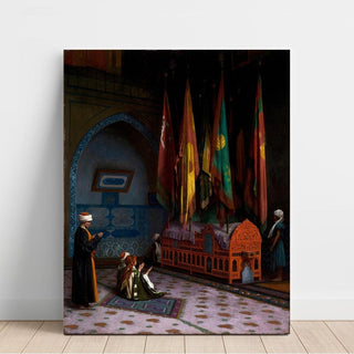 La Sentinelle au tombeau du sultan - Jean-Léon Gérôme | Reproduction Tableau Décoration murale affiche copie