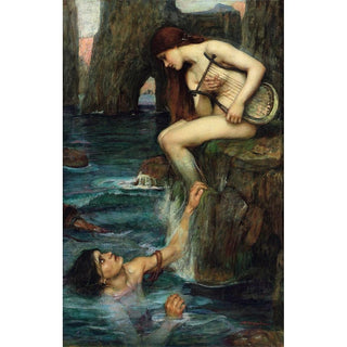 La Sirène - John William Waterhouse | Reproduction Tableau Décoration murale affiche copie