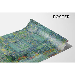 La Table, Soleil dans les Feuilles, Gerberoy - Henri Le Sidaner | Reproduction Tableau Décoration murale affiche copie