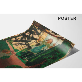 La balançoire au Prieuré - Maurice Denis | Reproduction Tableau Décoration murale affiche copie