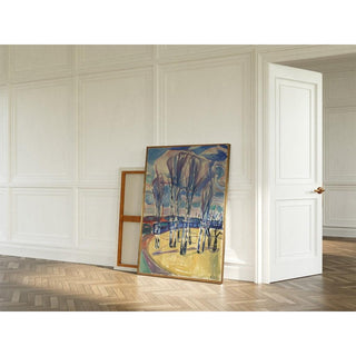 La boucle du tramway à Skøyen - Edvard Munch | Reproduction Tableau Décoration murale affiche copie