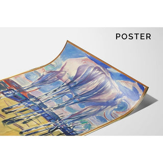 La boucle du tramway à Skøyen - Edvard Munch | Reproduction Tableau Décoration murale affiche copie