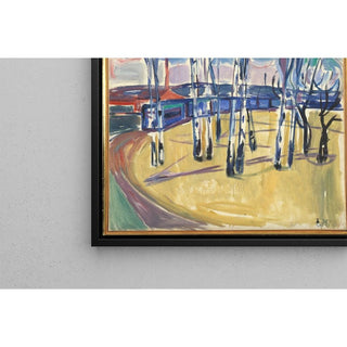 La boucle du tramway à Skøyen - Edvard Munch | Reproduction Tableau Décoration murale affiche copie