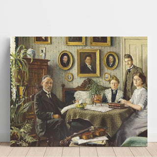 La famille de l'artiste - Paul Fischer | Reproduction Tableau Décoration murale affiche copie