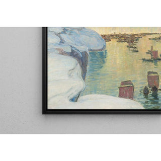 La flotte de pêche sortant en mer. Étude du nord de la Norvège - Anna Boberg | Reproduction Tableau Décoration murale affiche copie