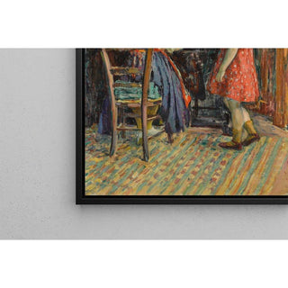 La leçon de piano Marthe et Nono - Henri Lebasque | Reproduction Tableau Décoration murale affiche copie