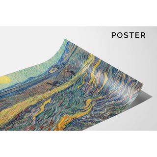 Laboureur dans un champ - Vincent van Gogh | Reproduction Tableau Décoration murale affiche copie