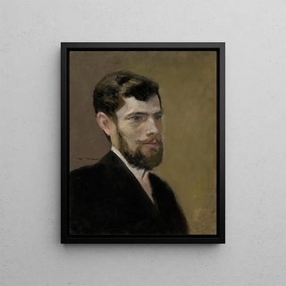 Ladislav Mednynszky - Study of a Bearded Man in a Black Suit.webp