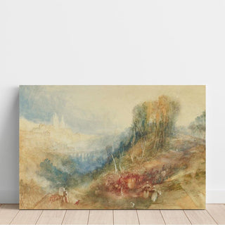 Lausanne depuis l'ouest - Joseph Mallord William Turner | Reproduction Tableau Décoration murale affiche copie