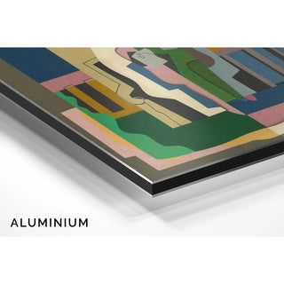 Lavans-lès-Saint-Claude, Jura, Femmes au Balcon - Georges Valmier | Reproduction Tableau Décoration murale affiche copie