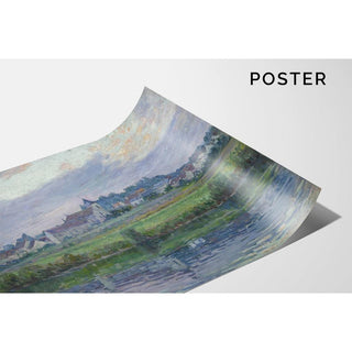 Le Bords de la Marne près de Montévrain - Henri Lebasque | Reproduction Tableau Décoration murale affiche copie
