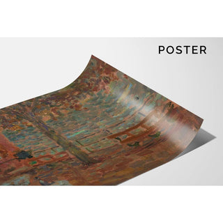 Le Café au Bord du Lac - Henri Le Sidaner | Reproduction Tableau Décoration murale affiche copie