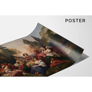 Le Décaméron - Franz Xaver Winterhalter | Reproduction Tableau Décoration murale affiche copie