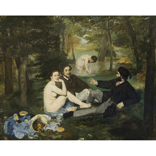 Le Déjeuner sur l'herbe - Édouard Manet | Reproduction Tableau Décoration murale affiche copie
