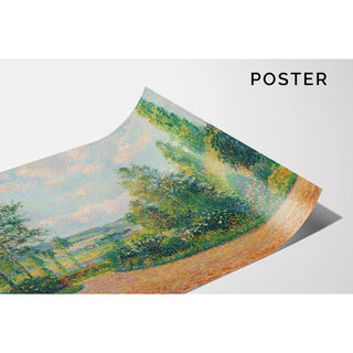 Le Jardin d'Octave Mirbeau, la Terrasse, Les Damps - Camille Pissarro | Reproduction Tableau Décoration murale affiche copie