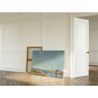 Le Loing à Saint-Mammès 1884 - Alfred Sisley | Reproduction Tableau Décoration murale affiche copie