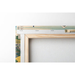 Le Mont Fuji vu depuis Kanaya - Katsushika Hokusai | Reproduction Tableau Décoration murale affiche copie