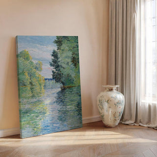 Le Petit bras de la Seine à Argenteuil - Gustave Caillebotte | Reproduction Tableau Décoration murale affiche copie