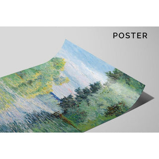 Le Petit bras de la Seine à Argenteuil - Gustave Caillebotte | Reproduction Tableau Décoration murale affiche copie